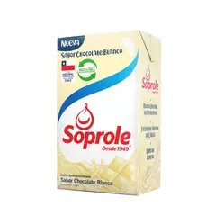 SOPROLE - Leche Semidescremada Sabor Chocolate Blanco 1 L