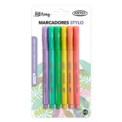ARTEL - Bl 6 Marcadores Stylo Pastel 1Mm