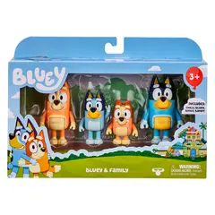 BLUEY - PACK 4 FIGURAS