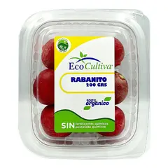 ECOCULTIVA - Rabanitos Orgánicos Envasados 200 g