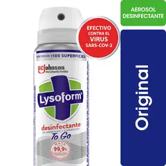 LYSOFORM - Desinfectante Aerosol de Ambientes y Elimina Olores Lysoform 55 ml