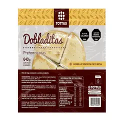 TOTTUS - Dobladitas Prehorneadas 8 Un 640 g