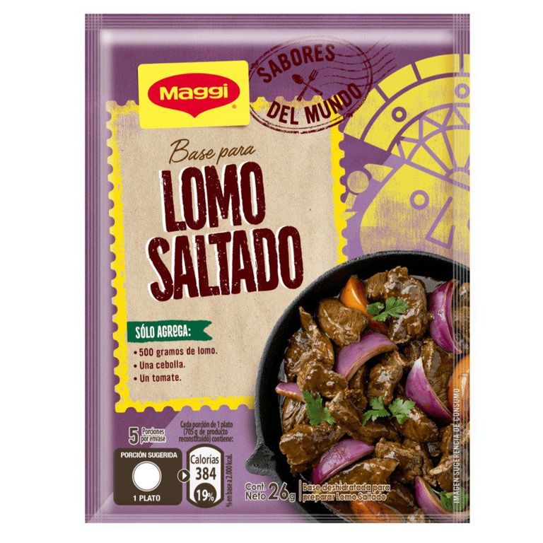 Base Sabores Del Mundo Lomo Saltado 26 GR