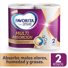 FAVORITA - Toalla de Papel Multiabsorción