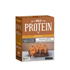 WILD PROTEIN - Pack de Barra de Cereal Sabor Caramelo