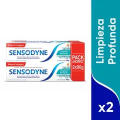 SENSODYNE - Pack Cremas Dentales Sensodyne Limpieza Profunda 2 x 90 g