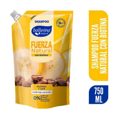 BALLERINA - Shampoo Fuerza Natural Platano y Café