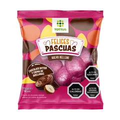 TOTTUS - Huevitos de Chocolate Amargo Avellanas Tottus 110 g