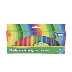 TORRE - Plasticina Triangular 12 Colores