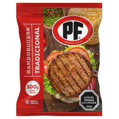 PF - Hamburguesa de Vacuno Tradicional 100 g