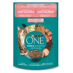 PURINA ONE - Alimento Húmedo para Gato Adultos y Esterilizados Superfoods