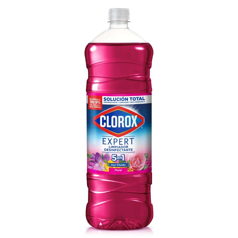 Clorox Limpiador Desinfectante Floral Botella 1.8 Lts 1800 ML