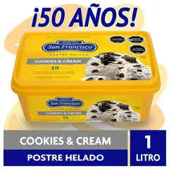 SAN FRANCISCO - POSTRE COOKIES y CREA 1LT SAN FCO 1LT