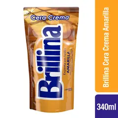 BRILLINA - CERA CREMA AMARILLA BRILLINA 340 CC