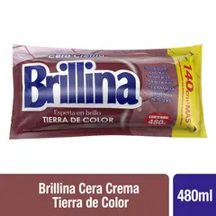 BRILLINA - CERA CREMA TIERRA COLOR 480 CC