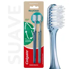 COLGATE - Cepillo de Dientes Colgate Recyclean 2 Un