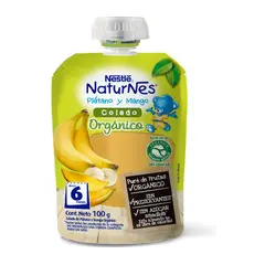 NATURNES - Compota Orgánica Sabor Plátano Mango