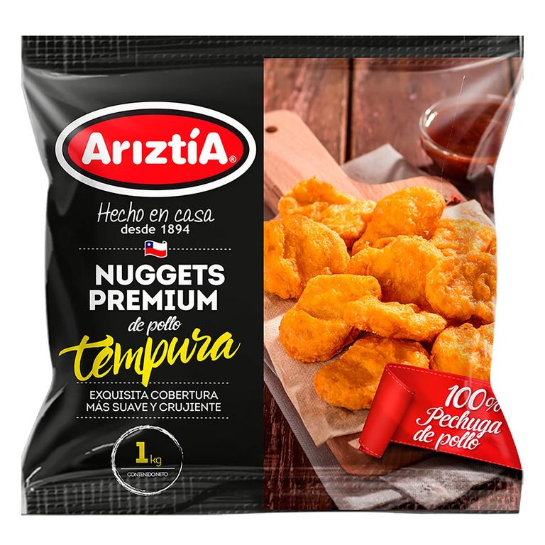 Nuggets de Pollo Tempura Congelados Ariztía 1 Kg - Tottus - $6.850