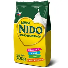 NIDO - Leche en Polvo Semidescremada 700 g