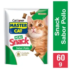 MASTER CAT - Snack para Gato Sabor Pollo 60 g