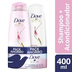 DOVE - Pack Shampoo + Acondicionador Hidra Liso