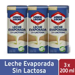 LONCOLECHE - LECHE EVAPORADA SL LONCOLECHE 3X200 ML