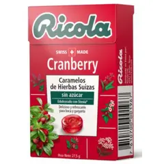RICOLA - Caramelos de Cranberry Hierbas Suizas 27.5 g