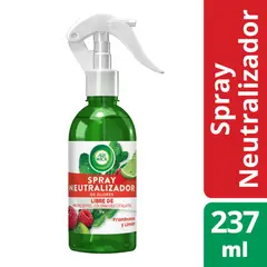 AIR WICK - Desodorante Ambiental Spray Frambuesa Limón Airwick 237 ml
