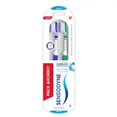 SENSODYNE - Pack Cepillos Dentales Complete Protection Suave 2 Un
