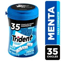 TRIDENT - CHICLE BOTELLA TRIDENTTRIDENT 45.5GR MEN