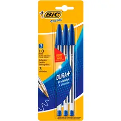 BIC - Lapices Bic Cristal 3 Azul Bl 3Un