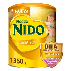 NIDO - Leche en Polvo Nido 1+ Excella Gold 1350 g
