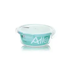 ALLEGRA - CONTENEDOR HERMETICO VIDRIO REDONDO 370ML