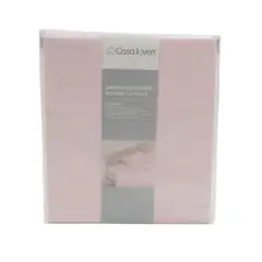 CASA JOVEN - Sábana Microfibra Rosado 1,5 Plaza