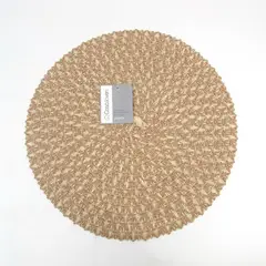 CASA JOVEN - Individual Paja Redondo Natural 38Cm