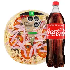 TOTTUS - Combo Pizza Napolitana + Coca Cola Normal 1.5 Lt