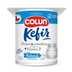 COLUN - Yoghurt Kefir Sabor Natural Colun 120 g