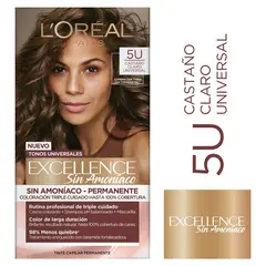EXCELLENCE - Tintura Excellence Sin Amoniaco Castaño Claro Universal
