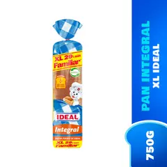 IDEAL - Pan de Molde Integral XL Ideal 750 g