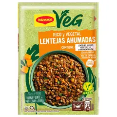 MAGGI - Base de Lentejas Ahumadas Veg 70 g