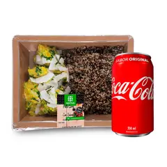 undefined - Combo Pollo Curry con Arroz Quinoa + Coca Cola Normal Lata 350 ml