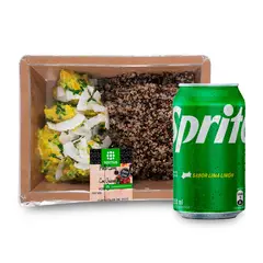 undefined - Combo Pollo Curry con Arroz Quinoa + Sprite Normal Lata 350 ml