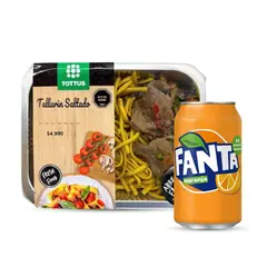 TOTTUS - Combo Tallarín Salteado + Fanta Normal Lata 350 ml