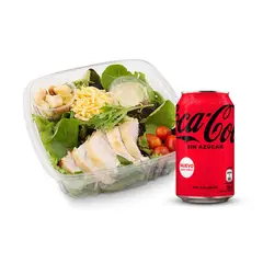 TOTTUS - Combo Ensalada César + Coca Cola Zero Lata 350 ml