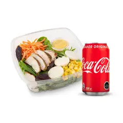 TOTTUS - Combo Ensalada Pechuga de Pollo + Coca Cola Normal Lata 350 ml