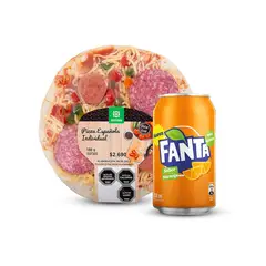 TOTTUS - Combo Pizza Española Individual + Fanta Normal Lata 350 ml