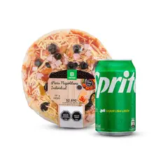 TOTTUS - Combo Pizza Napolitana Individual + Sprite Normal Lata 350 ml