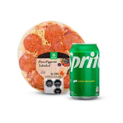 TOTTUS - Combo Pizza Pepperoni Individual + Sprite Normal Lata 350 ml