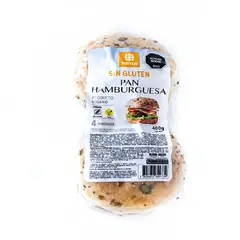 TOTTUS - Pan de Hamburguesa Sin Gluten Tottus 400 g