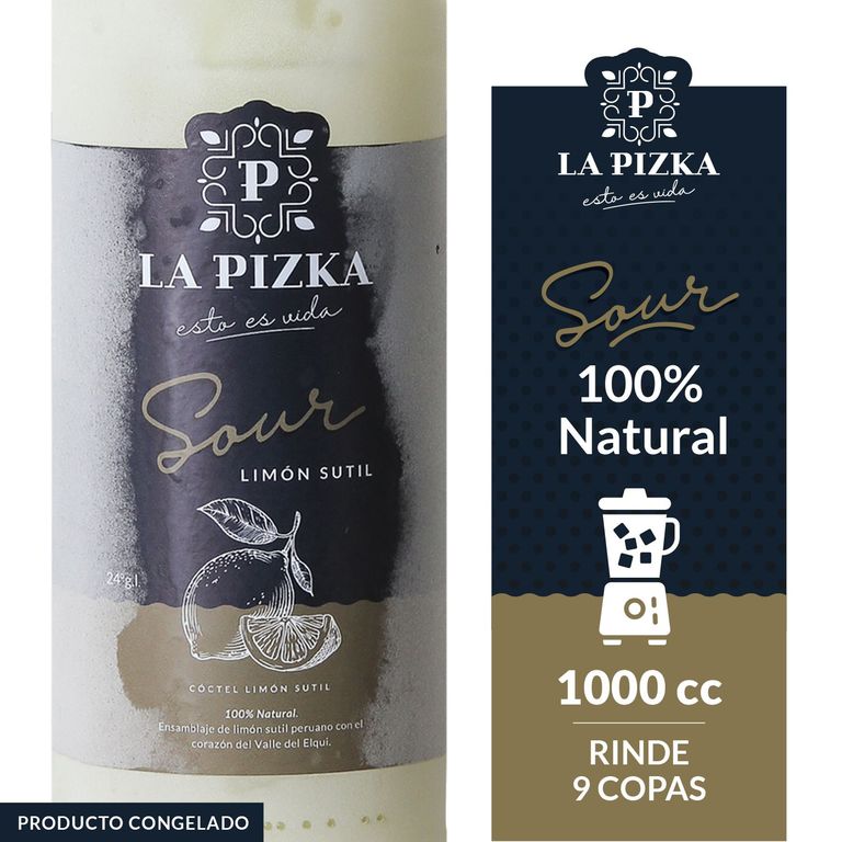 SOUR LIMON SUTIL LA PIZKA 24G 1000 CC